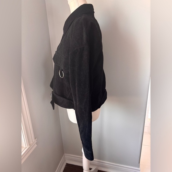 Tiger Mist Black Corduroy Utility Jacket - Picture 6 of 10
